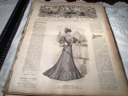 Journal De Famille La Mode Illustrée 1905 Avec Joli Gravure à L’intérieur  Publicité, Numéro 15 - Fashion