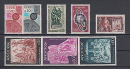 Andorra Francese Nuovi:  1967  Annata Completa  ** - Full Years