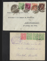 2 Lettres De LUXEMBOURG VILLE Pour BRUXELLES (BELGIQUE) , état & Details Voir Scan ! LOT 202 - Otros & Sin Clasificación