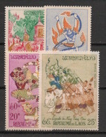 LAOS - 1962 - Poste Aérienne PA N°Yv. 39 à 42 - Festival Makha Bousa - Neuf Luxe ** / MNH / Postfrisch - Laos