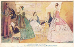 2f.549  TORINO - Exposition De Turin 1911 - Une Loge Au Theatre Des Italiens En 1860 - Mostre, Esposizioni