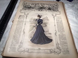 Journal De Famille La Mode Illustrée 1905 Avec Joli Gravure à L’intérieur  Publicité, Numéro 34 - Moda