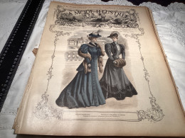 Journal De Famille La Mode Illustrée 1905 Avec Joli Gravure à L’intérieur  Publicité, Numéro 40 - Moda