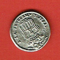 Espagne - Reproduction Monnaie - 1 Real Plata 1843 - Medalla Proclamacion Castellon De La Plana - Isabelle II (1839-68) - Provinciale Munten