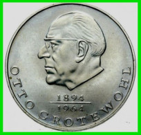 GERMANY DDR-REPUBLICA DEMOCRATICA DE ALEMANIA AÑO 1973  MONEDA DE 20.00-DM KM-47 ( OTTO GROTEWOHL, POLITICIAN ) - 20 Marchi