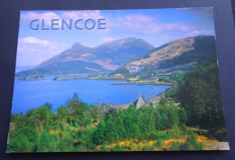 Glencoe - A Panoramic View Towards Ballachulish - The Pap Of Glencoe And Loch Leven, West Highlands - John Hinde - Inverness-shire