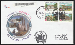 PT-0038 POSTAL HISTORY THE CITIES REGISTERED MAIL F.D.C.  - Géographie