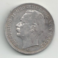 ALLEMAGNE - BADEN - 3 Marks - 1909 G - Argent - TB/TTB - 2, 3 & 5 Mark Plata