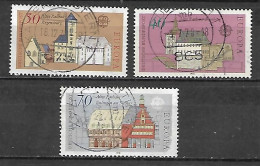 ALLEMAGNE   -  1978 .  Y&T N° 816 à 818 Oblitérés .    EUROPA - 1978