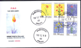 R-110 TURKIYE 2010 OFFICIAL POSTAGE STAMPS F.D.C. - Lettres & Documents