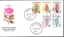 R-111 TURKIYE 2012 OFFICIAL POSTAGE STAMPS F.D.C. - Covers & Documents