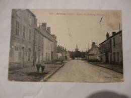 CPA 45 LOIRET - ARTENAY : Avenue Du Faubourg D'Orléans - Artenay