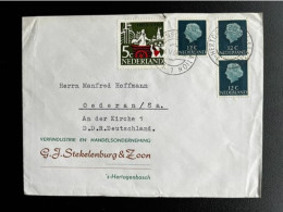 NETHERLANDS 1964 LETTER 'S HERTOGENBOSCH TO OEDERAN 04-05-1964 NEDERLAND - Cartas & Documentos