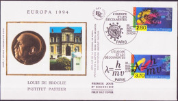 Europa CEPT 1994 France - Frankreich FDC1 Y&T N°2878 à 2879 - Michel N°3021 à 3022 - 1994