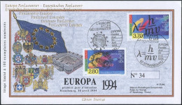 Europa CEPT 1994 France - Frankreich FDC2 Y&T N°2878 à 2879 - Michel N°3021 à 3022 - 1994