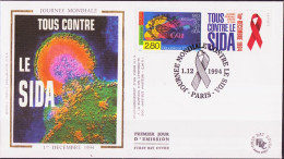 Europa CEPT 1994 France - Frankreich FDC Y&T N°2916 - Michel N°3021zf - 2,80f EUROPA - 1994