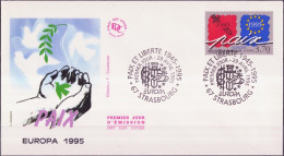 Europa CEPT 1995 France - Frankreich FDC1 Y&T N°2942 - Michel N°3085 - 3,70f EUROPA - 1995