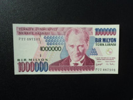 RÉPUBLIQUE DE TURQUIE * : 1 000 000 LIRA   L.1970 (2002)     P 213     NEUF - Turquie