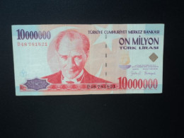 RÉPUBLIQUE DE TURQUIE * : 10 000 000 LIRA   L.1970 (1999)     P 214     TTB - Turquie