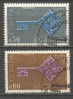 ANDORRA FRANCESA YVERT NUM. 188/189 SERIE COMPLETA USADA - Used Stamps