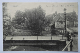 Cpa DIEST Vue Sur Le Démer - Zicht Op Den Demer 1919 - TER86 - Diest