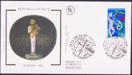 Europa CEPT 1998 France - Frankreich FDC1 Y&T N°3166 - Michel N°3306 - 3f EUROPA - 1998