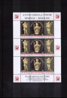 Vatican 2013 Paintings Of Raffaello Santi  Sheet Of 3 Sets Postfrisch / MNH - Unused Stamps