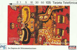 PERU. PE-M1A. TAMURA. Manto Paracas. 105U. 01-1994. 10000 Ex. (363) - Perú