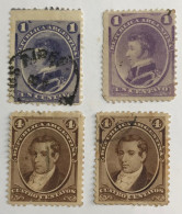 Argentina 1867/73, Balcarce, Moreno, GJ 35/6, Y 16/7, Used. - Gebruikt
