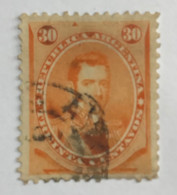 Argentina 1873, Alvear 30 Cents. GJ 42, Scoot 24, Y 21, Used. - Gebruikt