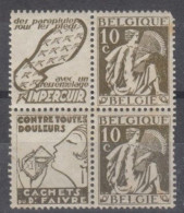 Pair Belgium 10c 1932. With Commercial Vignettes Mint - 1932 Ceres E Mercurio