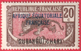 N° Yvert&Tellier 50 - Colonie Fse - Afrique (Oubangui) (1924-1925) - (Neuf (**) Avec Trace De Charnière) - Ungebraucht