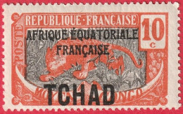 N° Yvert&Tellier 37 - Colonie Fse - Afrique (Tchad) (1925-1928) - (Neuf (**) Avec Trace De Charnière) - Ongebruikt