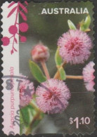 AUSTRALIA - DIE-CUT- USED 2021 $1.10 Wattle Wonders - Purple Wattle - Gebraucht