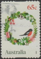 AUSTRALIA - DIE-CUT - USED 2020 65c Secular Christmas - Wreath - Used Stamps