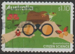 AUSTRALIA - DIE-CUT - USED 2020 $1.10 Citizen Science - Questagame Helps Save Biodiversity - Usados