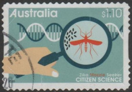 AUSTRALIA - DIE-CUT - USED 2020 $1.10 Citizen Science - Zika Mozzie Seeker, Queensland - Usados