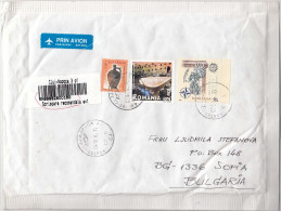 Romania 2008 - 9.40 L - Pilze, NATO-Gipfeltreffen, Keramik, R-Brief Rumaenien/Bulgaria - Storia Postale