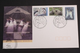 January 14, 1993 FDC Cover - Antarctic Regional Wildlife II - Australian Antarctic Territory Stamps - Kingston Postmarks - Otros & Sin Clasificación