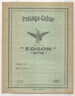 Protége Cahier Edson, Parc De St Maur, Unis France, Vert, Tables, Carte De France, 4 Scans, Frais Fr 1.95 E - Coberturas De Libros