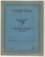 Protége Cahier Edson, Parc De St Maur, Unis France, Bleu, Tables, Carte De France, 4 Scans, Frais Fr 1.95 E - Coberturas De Libros