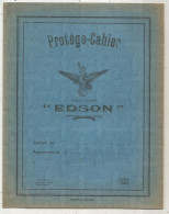 Protége Cahier Edson, Parc De St Maur, Unis France, Bleu, Tables, Carte De France, 4 Scans, Frais Fr 1.95 E - Book Covers