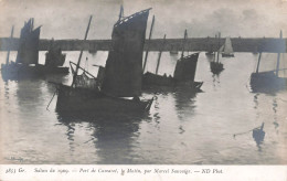 CARTE PHOTO - Salon De 1909 - Port De Camarel - Le Matin - Marcel Sauvaige - Carte Postale Ancienne - Photographie