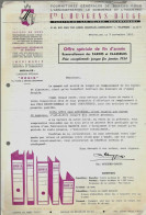 ANDERLECHT – Ets.  L.  HUYGENS – DAUGE – Papeteries - Document Commercial Illustré (03.11.1953) - Stamperia & Cartoleria