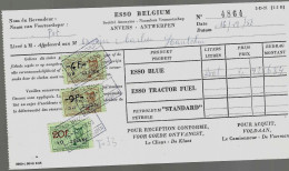 ANVERS – ESSO Belgium S. A. – Facture (16.12.1958) - 1950 - ...