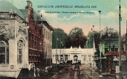BELGIQUE - Bruxelles - Vues D'ensemble Pavillon Anvers Et Maison Rubens - Colorisé - Carte Postale Ancienne - Wereldtentoonstellingen