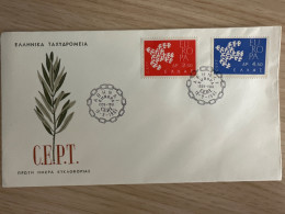 1961 EUROPA CEPT GREECE  FDC - Joint Issues
