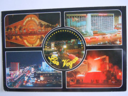 Cpm USA Las Vegas Multi View At Night Used 1993 - Las Vegas