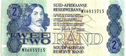 REPUBLIC OF SOUTH AFRICA 2 RAND BLUE MAN FRONT OIL REFINERY BACK ND(1983-90) SIGN.6 VF+ P118d READ DESCRIPTION !!! - South Africa