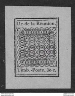 REUNION Réimpression Très Fine De 1866 Du N°2 Superbe - Briefe U. Dokumente